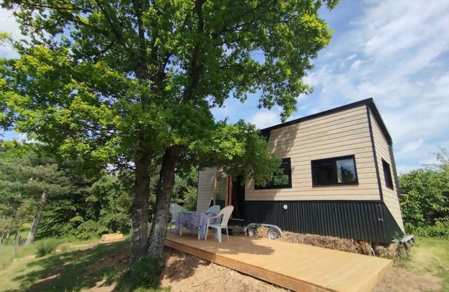 The Tiny House on the Roannaise side
