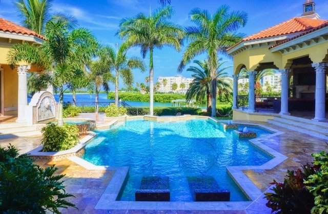 Tierra Verde - St. Petersburg Waterfront Mansion Estate - Pool - Boat Dock