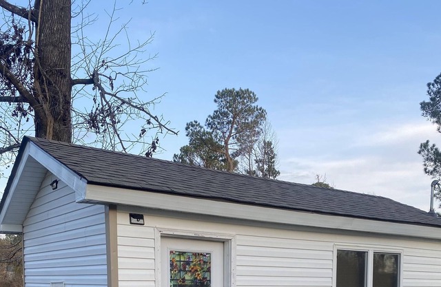 Tiny house in country setting