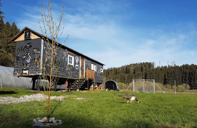 Tiny House Living Legends on the meadows of the Edermühle in the Waldviertel
