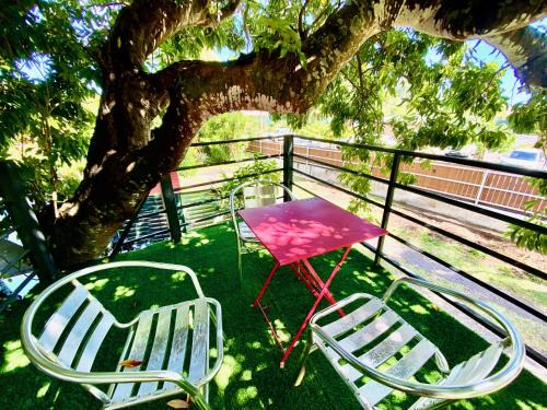 Tiny house under a tree by Vaiava beach