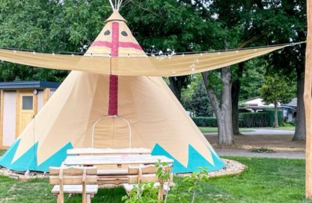 Tipi Alabama am Kiebitzer See