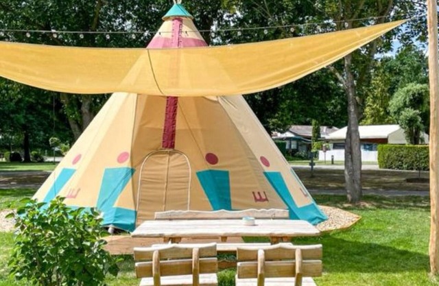 Tipi Illinois am Kiebitzer See