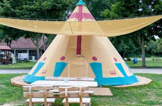 Tipi Missouri am Kiebitzer See