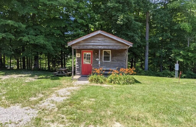 "Tom T" Camping Cabin #10 | Pet Friendly