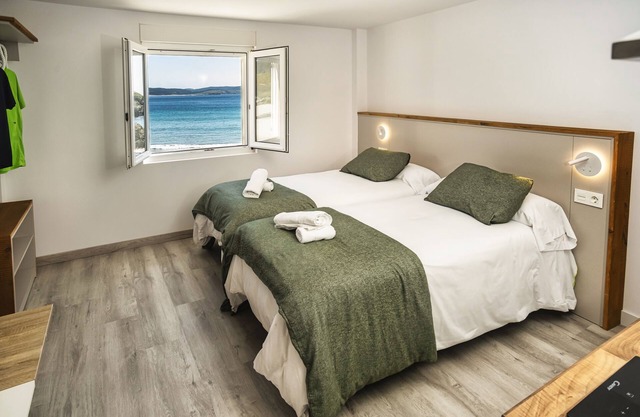 Tourist accommodation sea view beach Nemiña