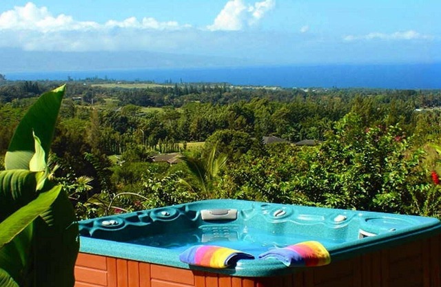 Tradewinds Honeymoon Suite -- Ocean View, Privacy, Jacuzzi, WiFi, Air.