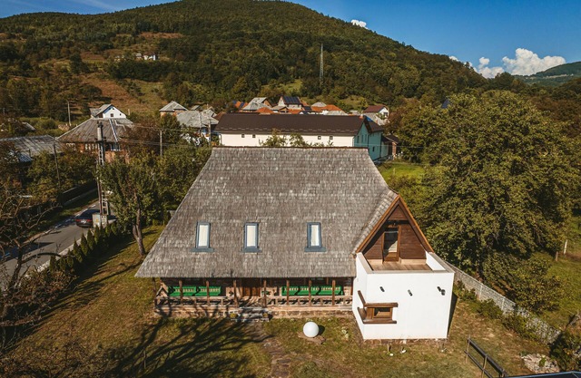 Traditional house located in Bârsana, Maramureș.
