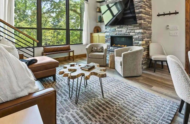 Tranquil Riverside Cabin w/Fire Pit, Hot Tub