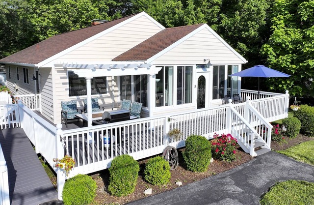 Tranquil Waterfront Retreat w Stunning Views of the Chesapeake Bay and Bridge with Fenced-In Yard