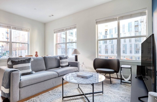 Trendy Cambridge Alewife 2BR w/W/D, Gym & Roof, nr T, by Blueground