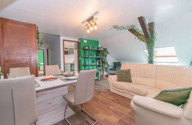 Trendy Green Apartment