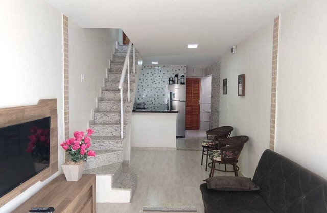 Triplex house in Praia do Forte in Cabo Frio, 3 suites, 5 bathrooms, wifi, sky