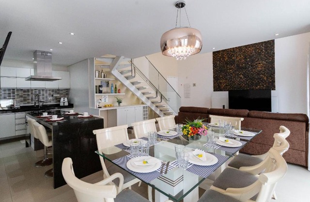 Triplex on the beach with rooftop pool