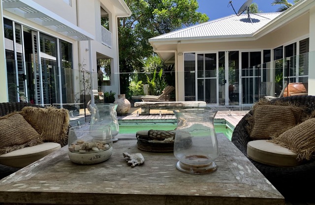Tropical beach villa