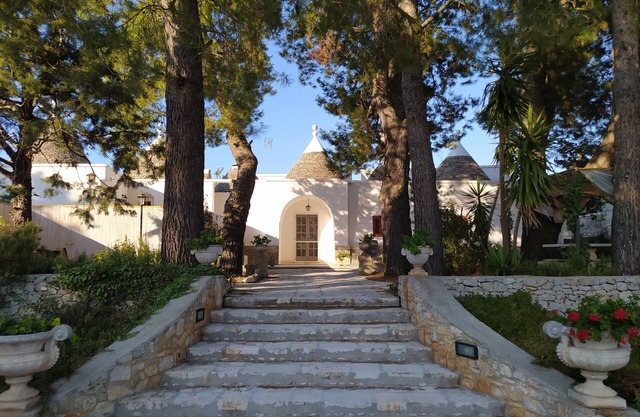 Trulli with pool
