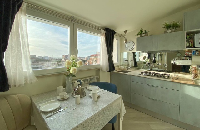 "Tuareg Casinos" - Charming mansard with 180 ° view over Livorno, sea and harbor