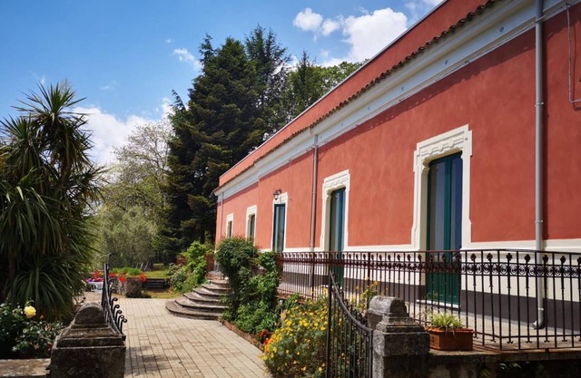 Typical charming villa surrounded by nature and old trees