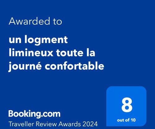 un logment limineux toute la journé confortable