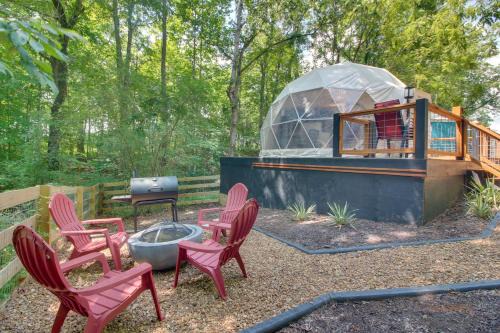 Unique Dome Home with Deck in Smoky Mountains