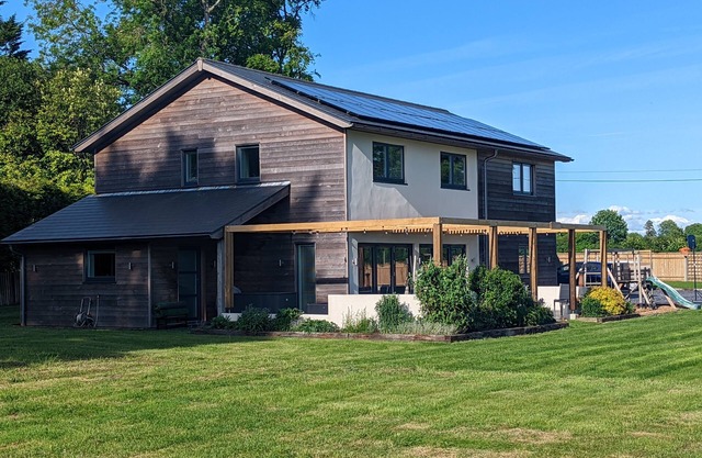 Unique, Spacious, Self-Built Eco House with Huge Garden and Movie Room