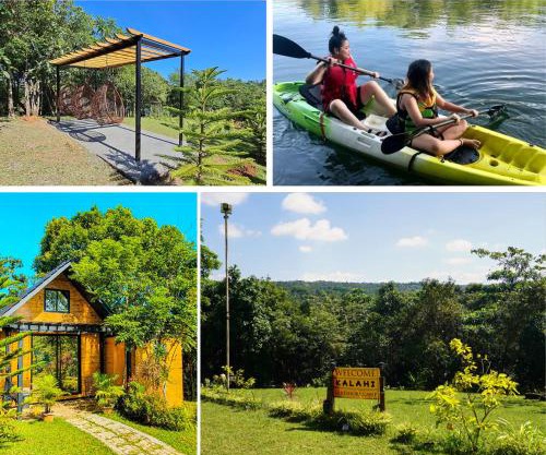 Uphill Cozy Cabins in an Island Lake for Family getaway