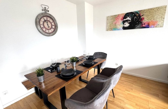 Upscale living with balcony & only 10 minutes to Bamberg
