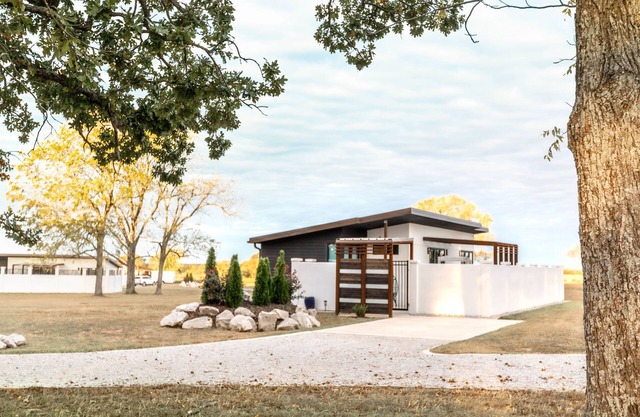 Vacation home with private hot tub.