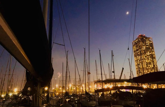 Velero con opción de salida