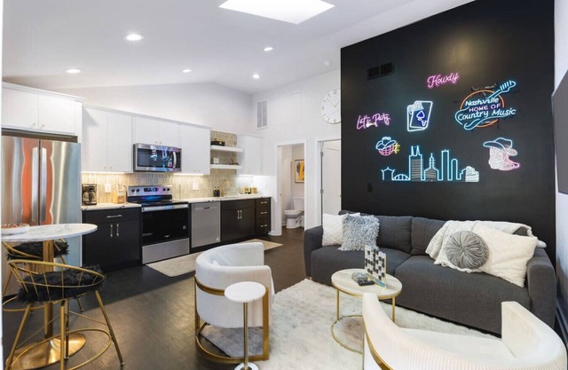 Vibrant Neon Condo Near Restaurants, Coffee & Bars