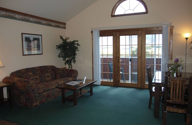 View from your balcony the highest Northern mountain, Yellowstone National Park