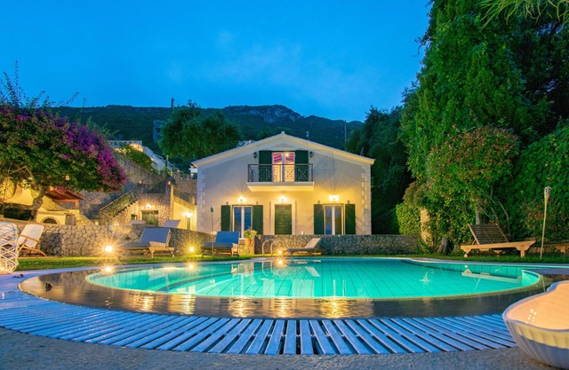 Villa Benele on the beach, Greece on Corfu