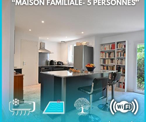 Villa *La Bibliothèque*Piscine*Climatisée