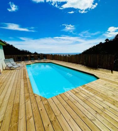 Villa Mare è Machja avec piscine et vue mer