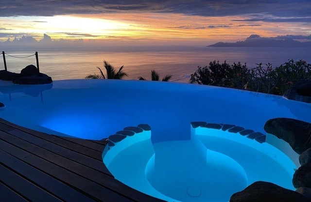 Villa Paradise Tahiti, une vue extraordinaire avec piscine et jacuzzi