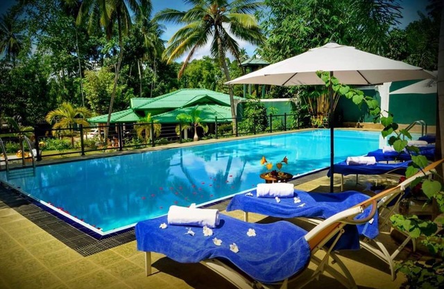 villa with private swimming pool