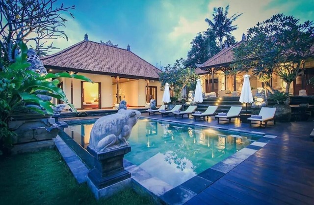 Villa with Rice Fields View