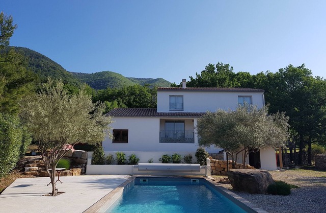 Villa with swimming pool not overlooked on large wooded grounds