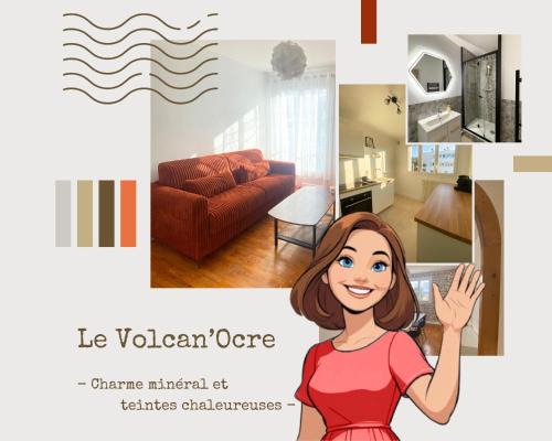 Volcan Ocre-4 pers-Spacieux et chaleureux - Parking privatif - Proches axes, commerces et services - Check in 24-24