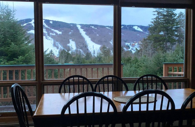 W22 As Seen On TV! Cozy Bretton Woods condo with gorgeous views of the Ski Area; Fast WiFi, Cable!