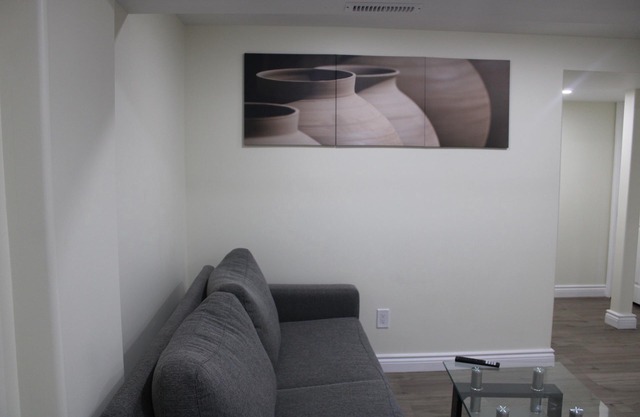Warm and comfy basement apartment with all new furniture conveniently