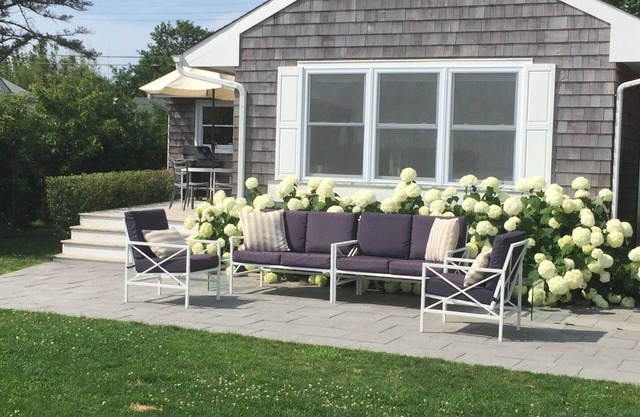 Waterfront Beach Home with Dock in the Hamptons