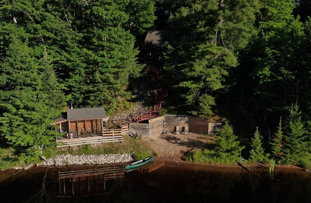Waterfront Cedar Cabin Complete with Sauna