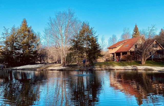 Waterfront Secluded Log-house w/Sauna, Games, More, Mins To Town & Activities