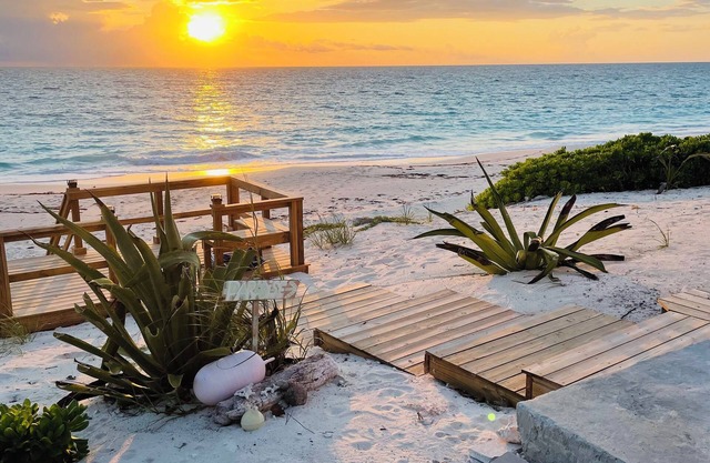 Welcome to Sugary Sands – a beautifully decorated home on a wide secluded beach!