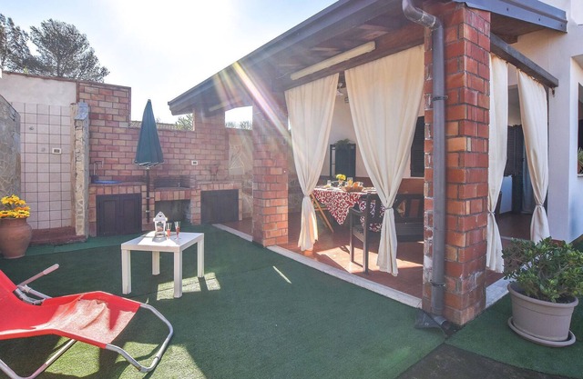 Welcome to this beautiful vacation home with only 150 m to the sandy beach.
