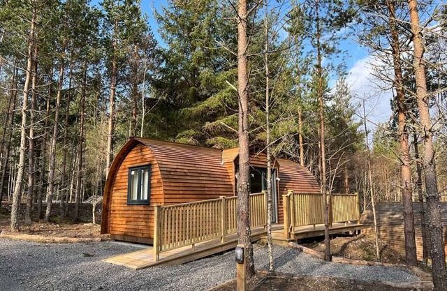 Woodland Lodge in the heart of Scotland
