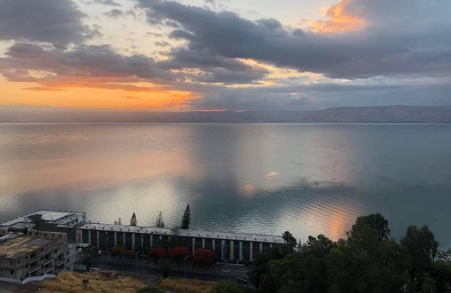 Yam Bracha Blessing on The Sea; Located on a hillside next to the Sea of Galilee