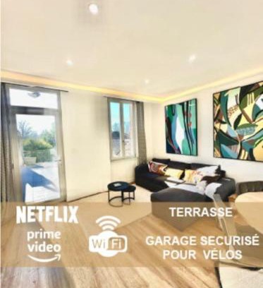 Villefranche-de-Lauragais Apartment | Élégance Lauragaise * Wifi * Netflix * Terrasse