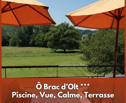 Saint-Geniez-d'Olt Apartment | Ô BRAC d'Olt, piscine, calme, vue, aux portes de l'Aubrac